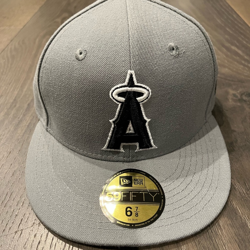 NWT New Era Los Angeles Angels 59/50 Fifty Nine Fifty Fitted MLB Hat Cap 6 7/8
